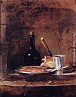 Jean Baptiste Simeon Chardin Canvas Paintings - The Silver Goblet